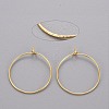 Brass Hoop Earrings LS-KK-T032-005G-3