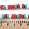 Christmas Handmade Polymer Clay Beads Strands CLAY-F006-01B-4