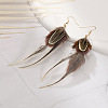 Bohemian Style Feather Dangle Earrings FS-WG092BC-05-1