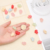 21Pcs 7 Colors Opaque Resin Beads RESI-CA0001-48-3