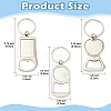 1Pc Zinc Alloy Cabochon Settings Bottle Openers AJEW-YW0002-13-3