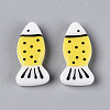 Printed Opaque Resin Beads RESI-N043-22F-1