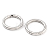Non-Tarnish 316 Stainless Steel Spring Gate Rings STAS-M296-01P-E-01-1