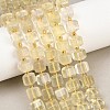 Heated Natural Lemon Quartz Beads Strands G-F832-A03-01-1