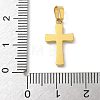 Ion Plating(IP) 304 Stainless Steel Micro Pave Cubic Zirconia Pendants STAS-Z107-08G-09-3