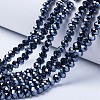 Electroplate Glass Beads Strands LS-EGLA-A044-P3mm-A18-1