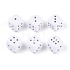 Opaque Acrylic Beads SACR-T035-19M-1