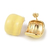 Brass & Enamel Mini Dome Stud Earrings for Women EJEW-Q389-01-3