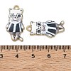 Printed Alloy Pendants ENAM-K076-36G-07-3