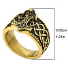 Viking 304 Stainless Steel Finger Rings for Men FS-WGB3F16-08-2