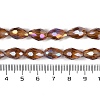 Transparent Electroplate Glass Beads Strands LS-EGLA-N013-T10mm-B16-4