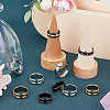 18Pcs 18 Styles 201 Stainless Steel Grooved Finger Ring Settings RJEW-SC0001-41-4