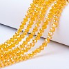 Electroplate Glass Beads Strands EGLA-A044-T3mm-B-M-2