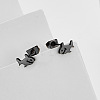 304 Stainless Steel Stud Earrings FS-WG85980-02-1