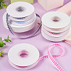 10 Yards Flat Polycotton(Polyester Cotton) Ribbon OCOR-TAC0030-01E-14