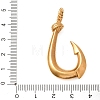 304 Stainless Steel Pendants STAS-E526-03G-3
