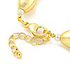 Rack Plating Oval Brass & ABS Imitation Pearl Beaded Bracelets for Women BJEW-P322-09G-3