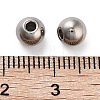 Titanium Steel Beads STAS-B060-01A-P-3