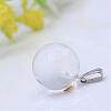 Natural Quartz Crystal Pendants G-R355-06-1