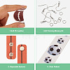  DIY Sport Theme Bracelet Earring Making Kit DIY-TA0005-86-12