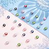  64Pcs 8 Colors Alloy Enamel Beads ENAM-NB0001-93-5