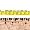 Transparent Glass Beads Strands GLAA-L050-A14-4