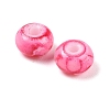 Opaque Spray Painted Glass Beads X1-GLAA-G118-01O-2