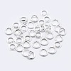 925 Sterling Silver European Style Eyelet Cores STER-G022-13S-1