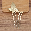 Alloy Hair Comb Findings PW-WG64051-04-1