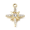 UV Plating Alloy Crystal Rhinestone Pendants RB-CBAD37D-12G-1