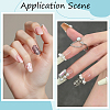 10 Rolls PET Lace Flower Nail Foils Floral Transfer Paper STIC-SP0001-19-7