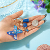 Star Resin & Shell Keychains KEYC-TAC00087-01X-5