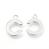 201 Stainless Steel Charms X-STAS-C021-06P-C-2