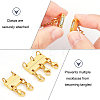 2Pcs 2 Styles 2 and 3 Strands Alloy Magnetic Clasps Converter FIND-BC0002-80-3