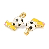 Brass Enamel Pendants KK-CBAEBFB-01A-G-3