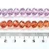 Transparent Painted Glass Beads Strands LS-DGLA-A034-T8mm-A12-3