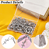 20Pcs Alloy Enamel Keychains KEYC-SC00057-6