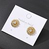 304 Stainless Steel Stud Earrings EJEW-R153-02G-1