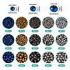 3450Pcs 15 Style Electroplate Glass Beads Strands EGLA-TA0001-28-3