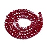 Electroplate Glass Beads Strands EGLA-A044-P4mm-A02-3