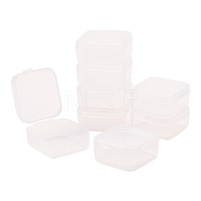 Transparent Plastic Bead Containers CON-YW0001-04-1