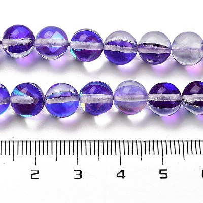 Transparent Glass Beads X-GLAA-B022-8mm-09-1