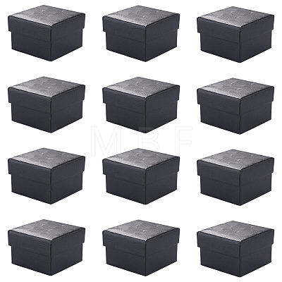 Shell Textured Paper Jewelry Ring Storage Gift Boxes CON-TAC0014-15E-1
