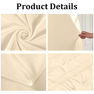 Cloth D-shaped Arch Backdrop Cover for Birthday Party Wedding Baby Shower Decorations DIY-WH20079-043C-1
