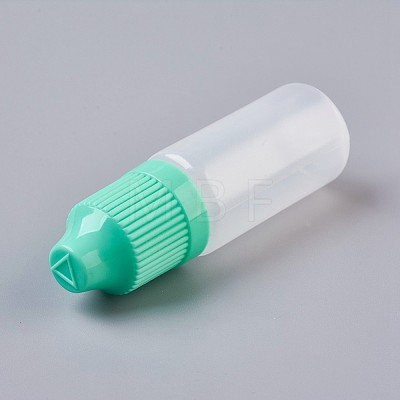 10ml Bottle Soft PE Squeeze Smoke Oil Bottle with Long Thin Dropper Plastic Teardrop Bottle TOOL-WH0074-B09-1
