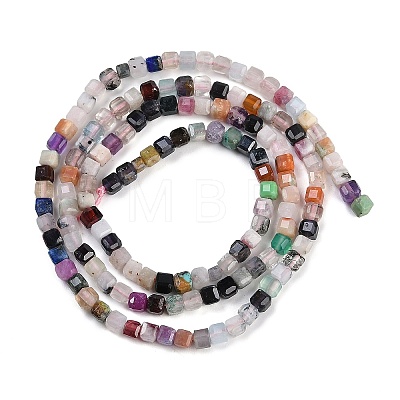 Natural Mixed Gemstone Beads Strands G-K312-01A-01-1