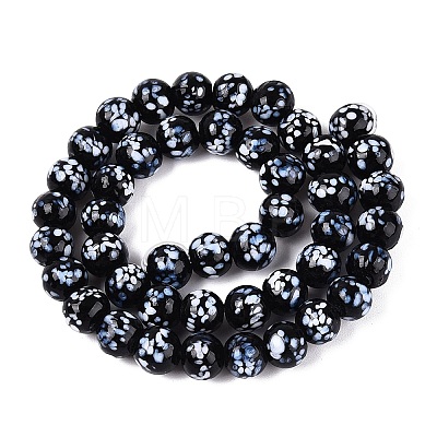 Handmade Lampwork Beads Strands LAMP-N037-07D-1