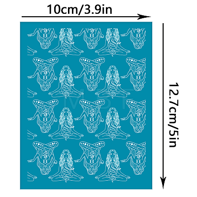 Silk Screen Printing Stencil DIY-WH0341-266-1