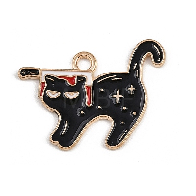 Halloween Alloy Enamel Pendants FIND-I052-01KCG-07-1