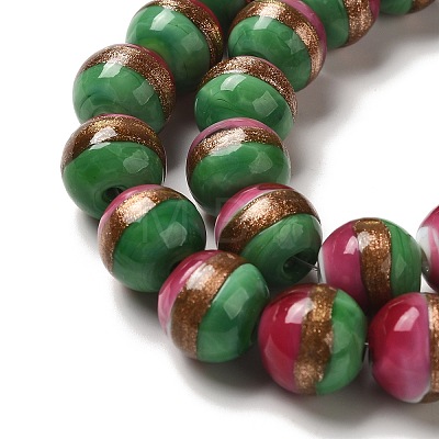 Lampwork Beads Strands LAMP-E036-07G-1